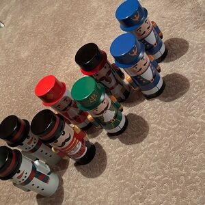 NUTCRACKER & Snowman TINS nwt bundle/8